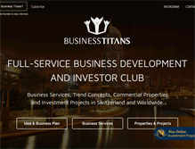 Tablet Screenshot of business-titans.com